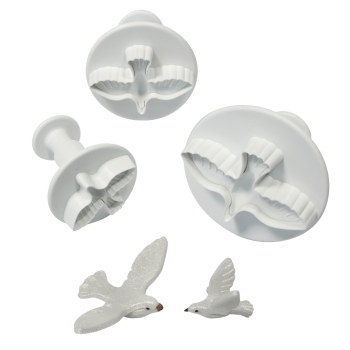 Plunger Cutter - Dove - Set of 3